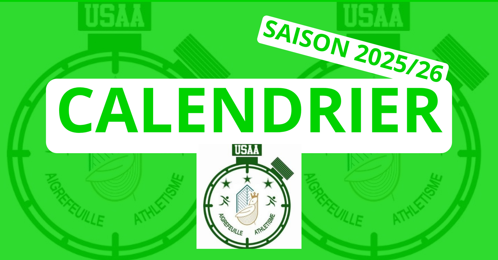Calendrier 2025/26