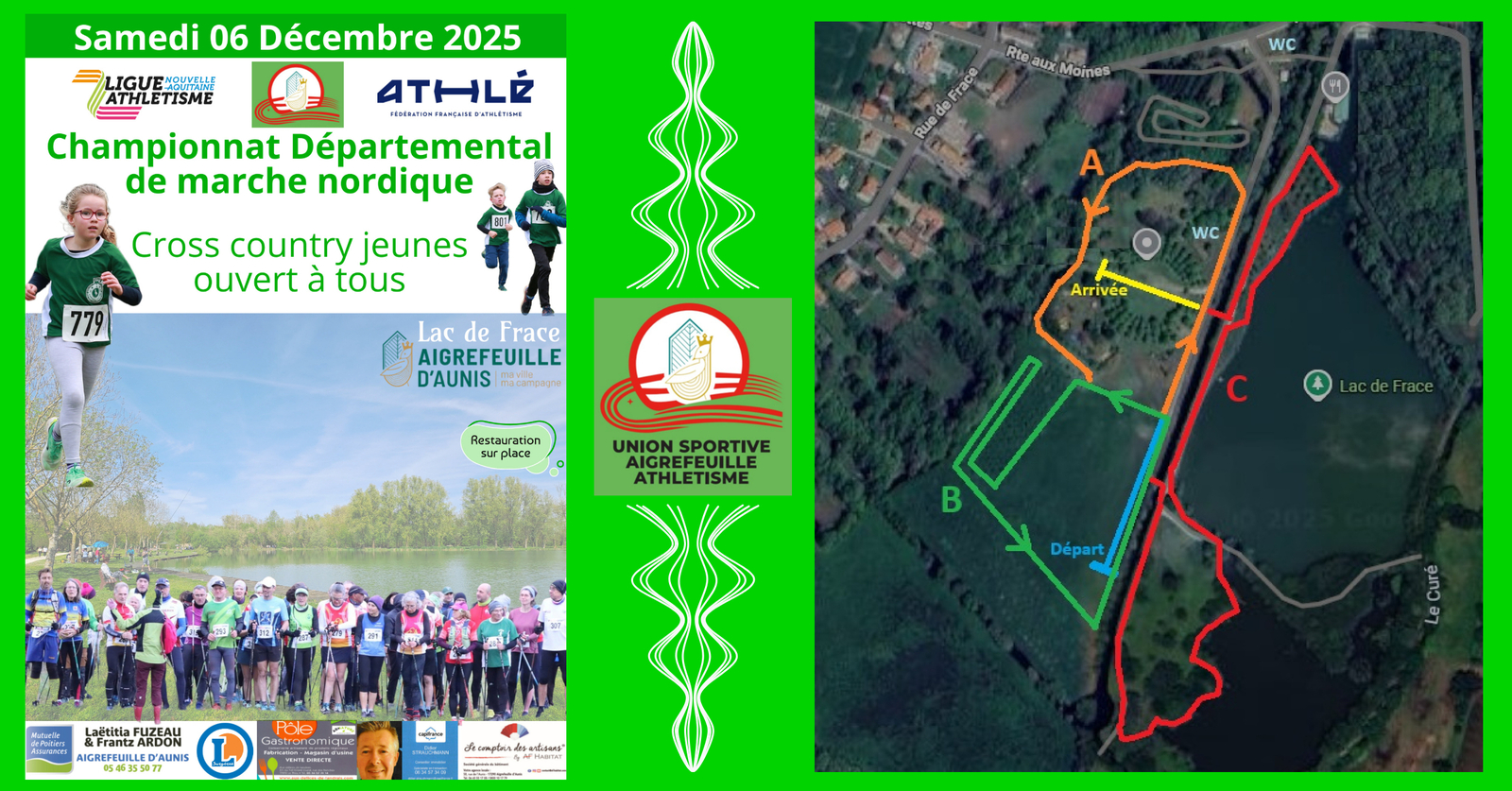 Championnat Départemental de marche nordique et cross jeunes