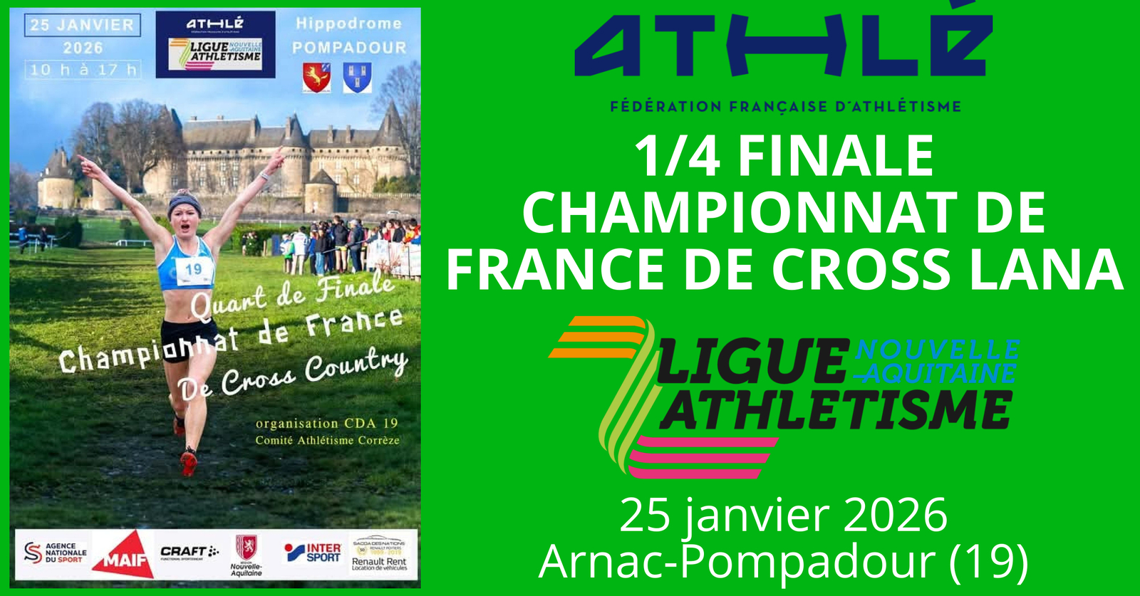 1/4 Finale de Cross Country