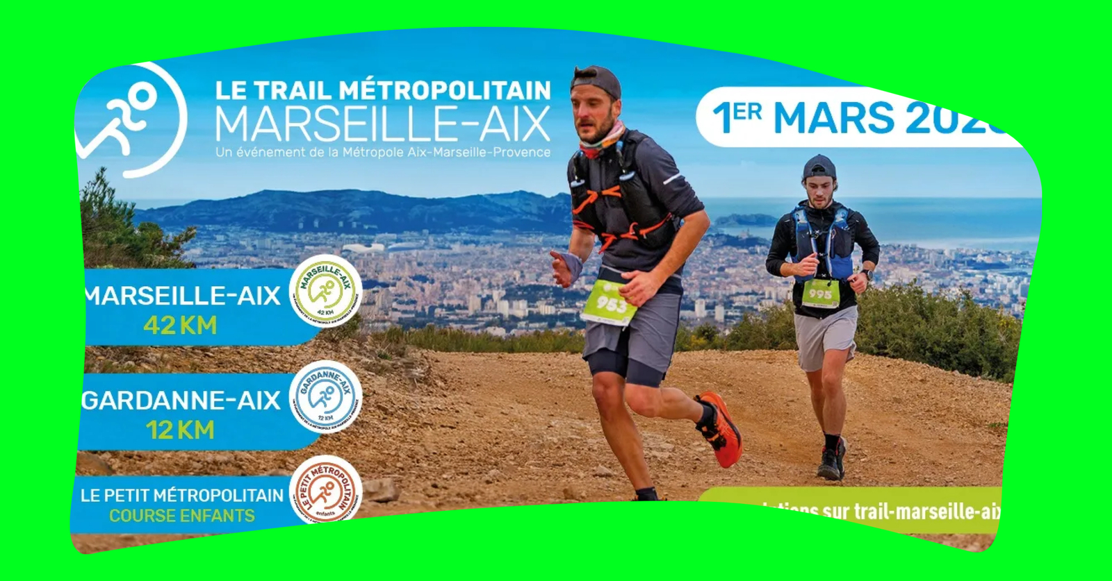 Véronique finisher du Trail Métropolitain Marseille-Aix