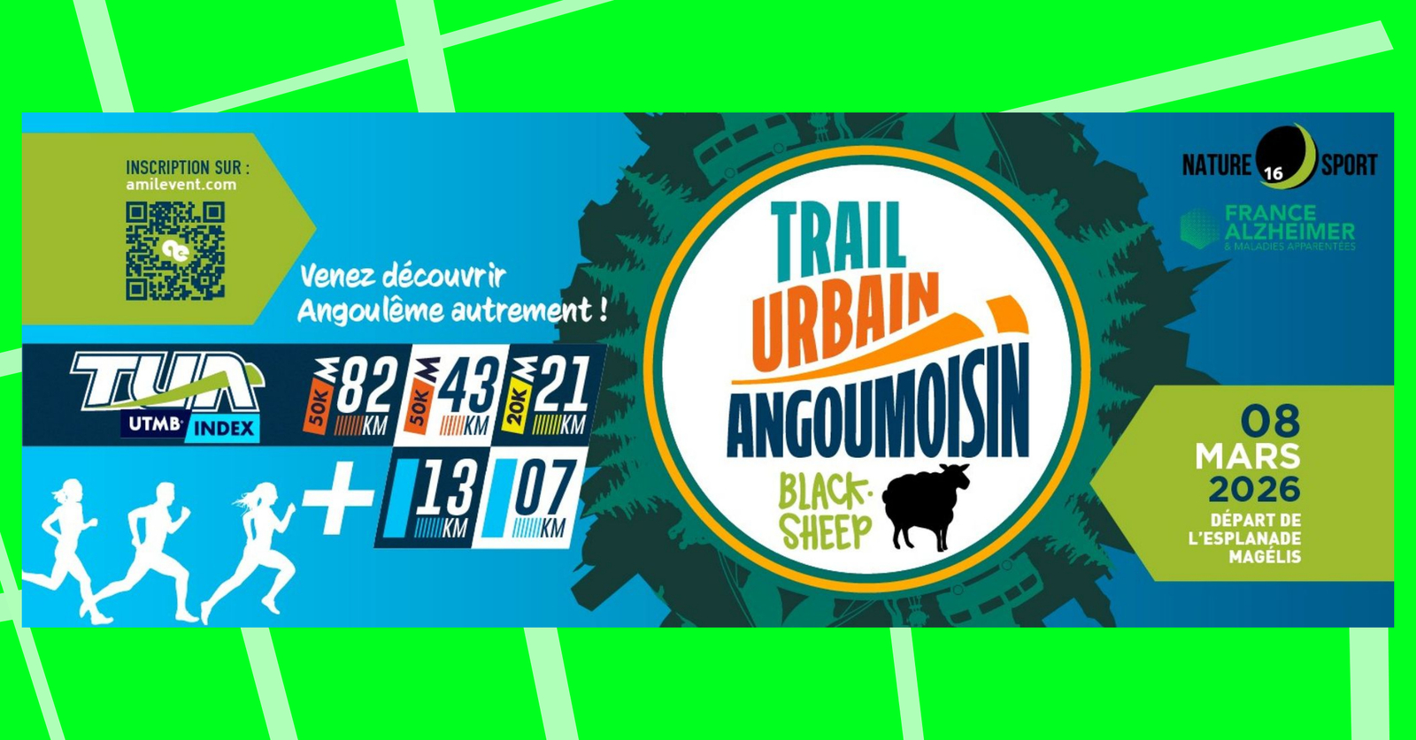 Hervé finisher du Trail Urbain Angoumoisin