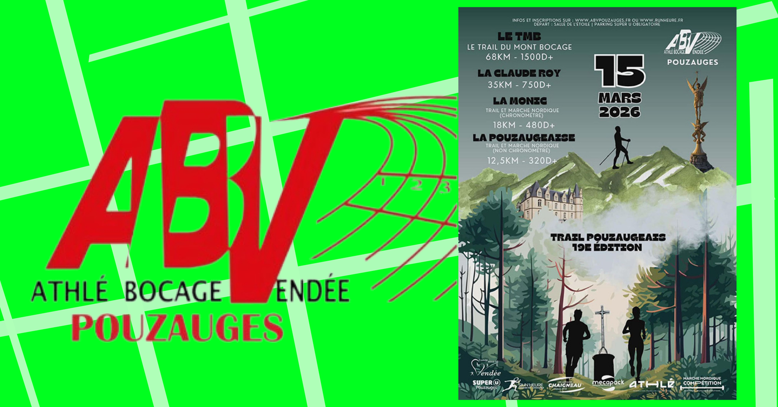 Trois aigrefeuillais sur le Trail Pouzaugeais