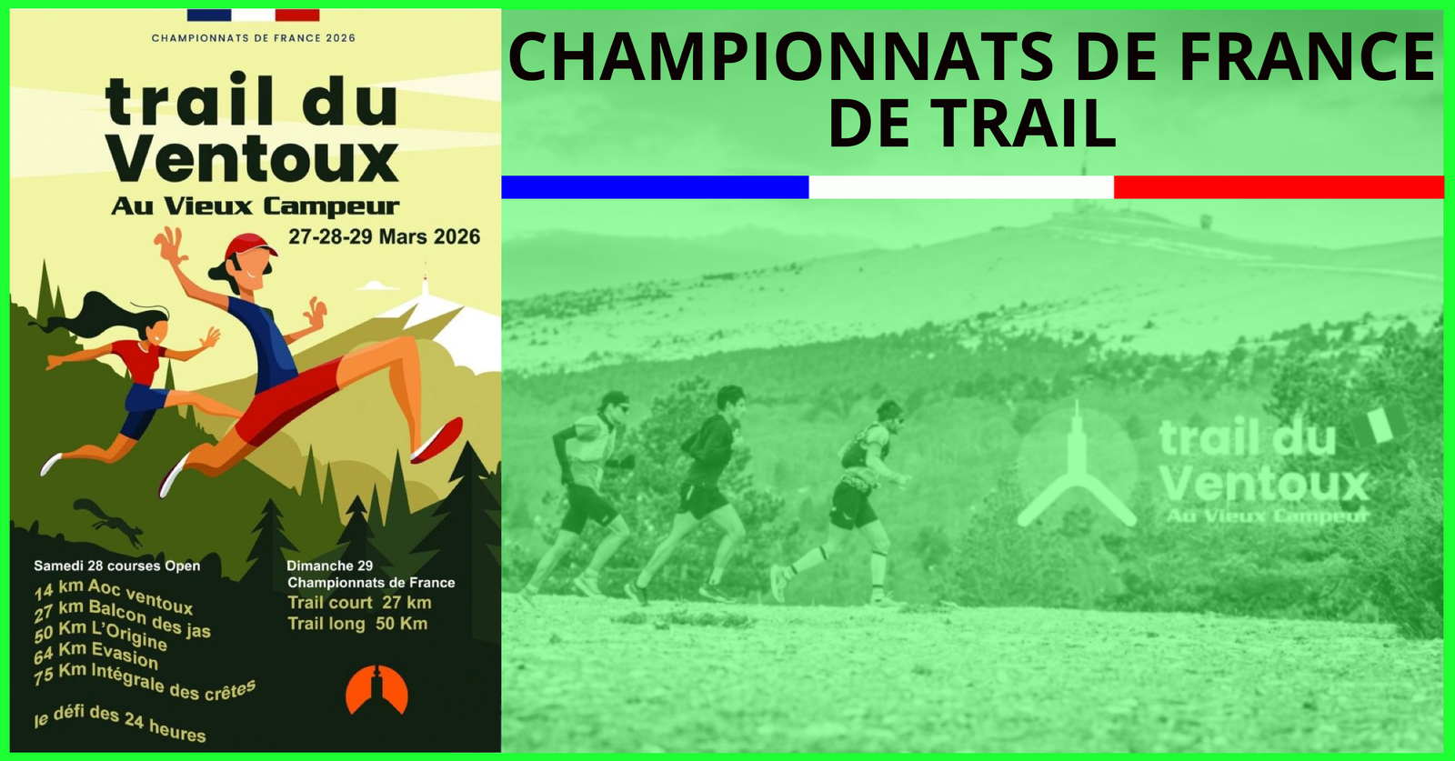 Florian Champion de France Espoir de Trail Long
