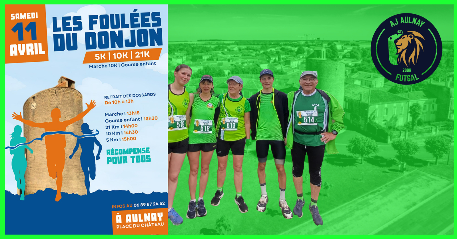 4 coureurs 4 podiums dont le général à Aulnay