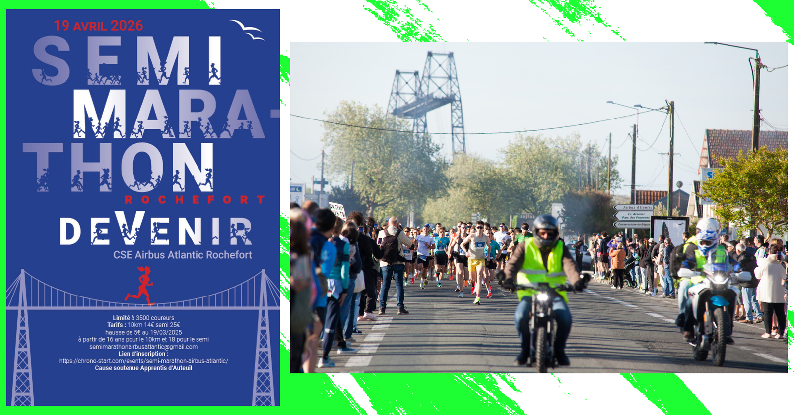 Un max de coureurs sur le Semi de Rochefort