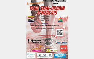 Michel sur le Trail semi-urbain de Jonzac