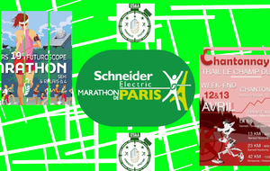 Marathons de Paris et Poitiers puis Trail en Vendée