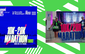 Quatre Aigrefeuillais sur le Running Loire Walley