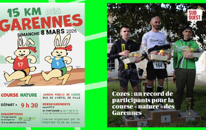 Podium de Greg sur les 15 Km Des Garennes