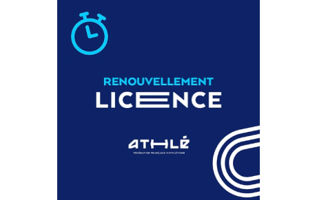Renouvellement de licence