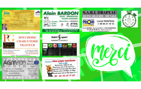 UN GRAND MERCI POUR VOTRE FIDELE SOUTIEN