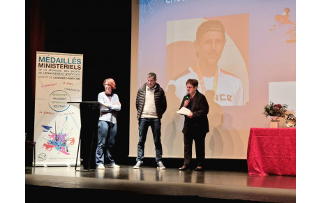 Mathieu CHEVALLEREAU, récompensé pour son engagement