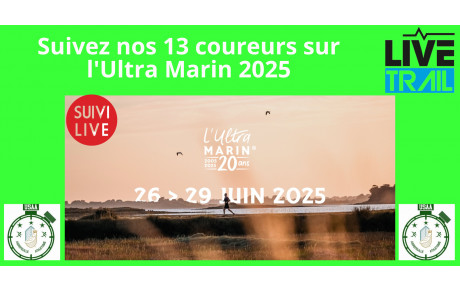 Suivez nos coureurs sur l'Ultra Marin